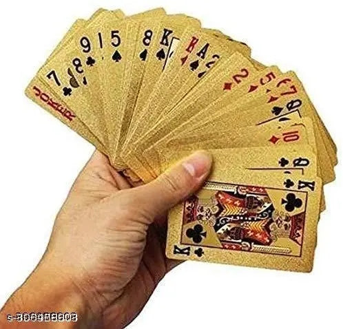 Set of 1 || 24 K Gold Cards Foil Plated