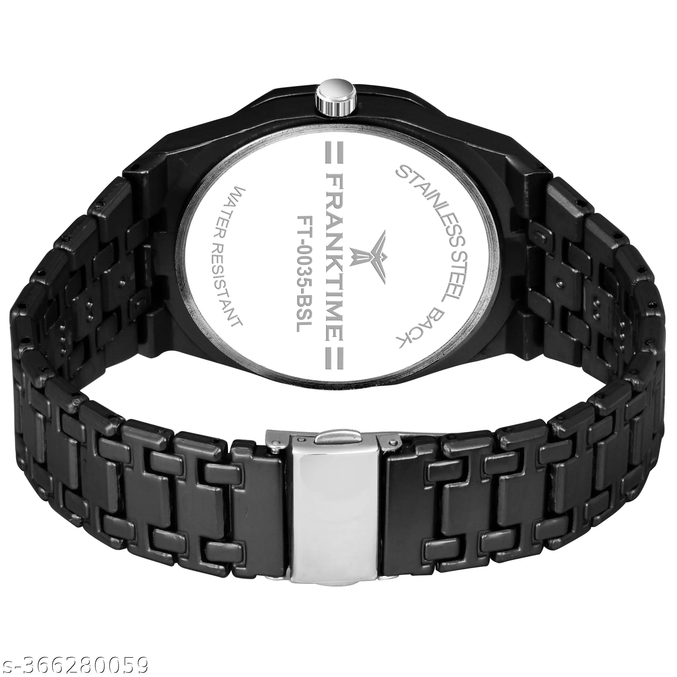 Trendy men watches Black