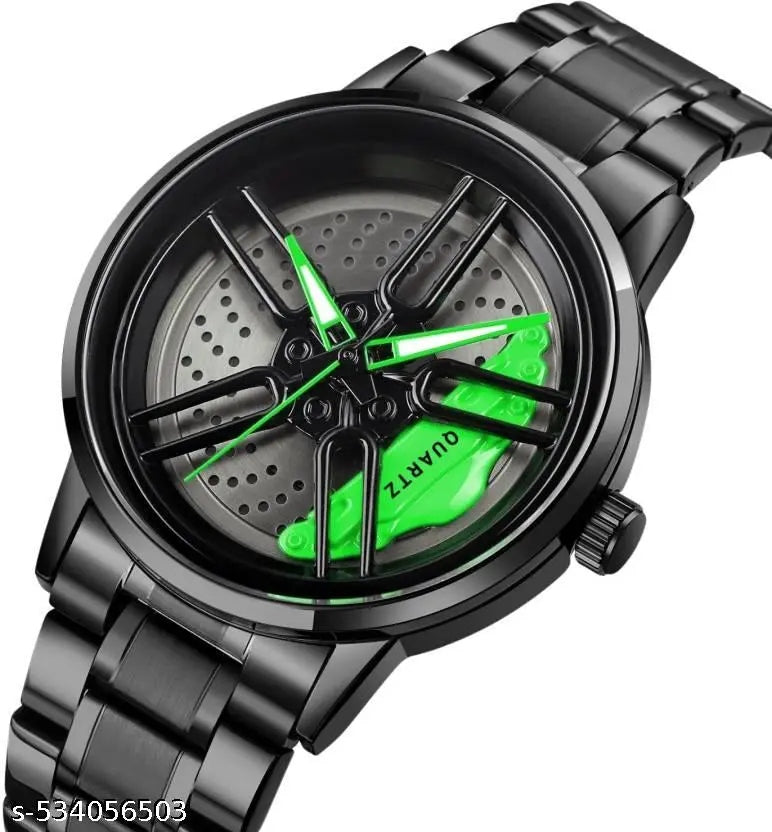 3D Rotating Spinning Watch Quartz Men