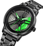 3D Rotating Spinning Watch Quartz Men