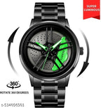 3D Rotating Spinning Watch Quartz Men