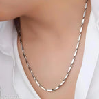 Stainless Steel Geometric Hipster Chain Necklace