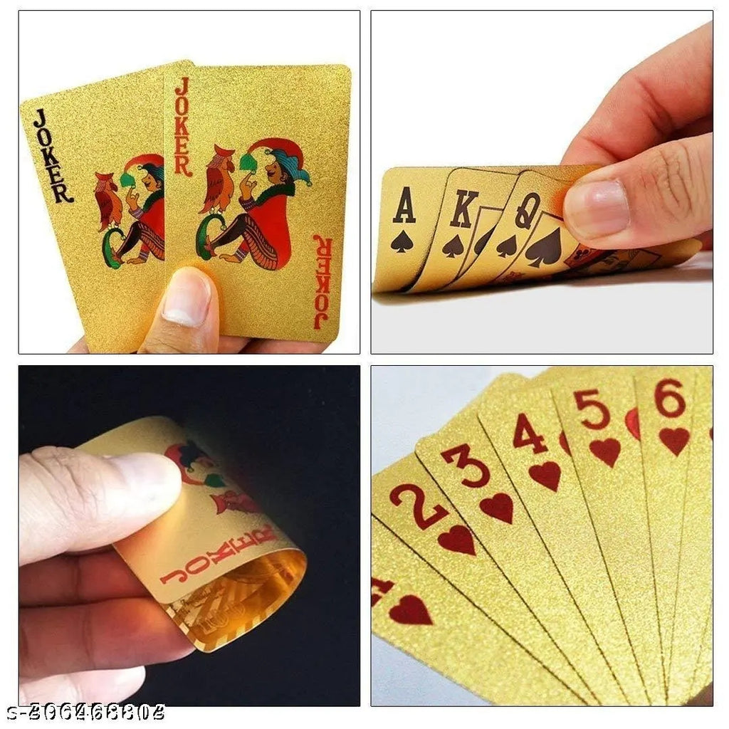 Set of 1 || 24 K Gold Cards Foil Plated