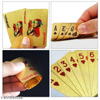 Set of 1 || 24 K Gold Cards Foil Plated