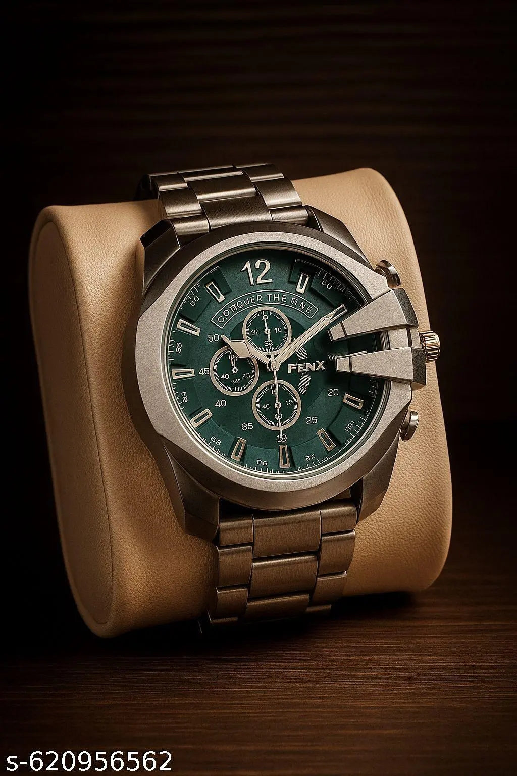 Trendy Round Analog Watch - For Men Green