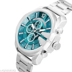 Trendy Round Analog Watch - For Men Green