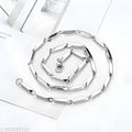 Stainless Steel Geometric Hipster Chain Necklace