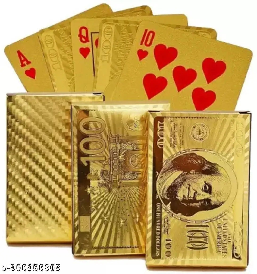 Set of 1 || 24 K Gold Cards Foil Plated