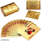 Set of 1 || 24 K Gold Cards Foil Plated